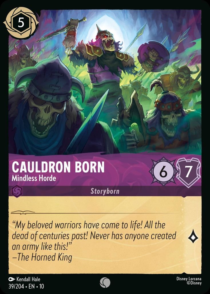 Cauldron Born - Mindless Horde, Whispers in the Well · 39/204