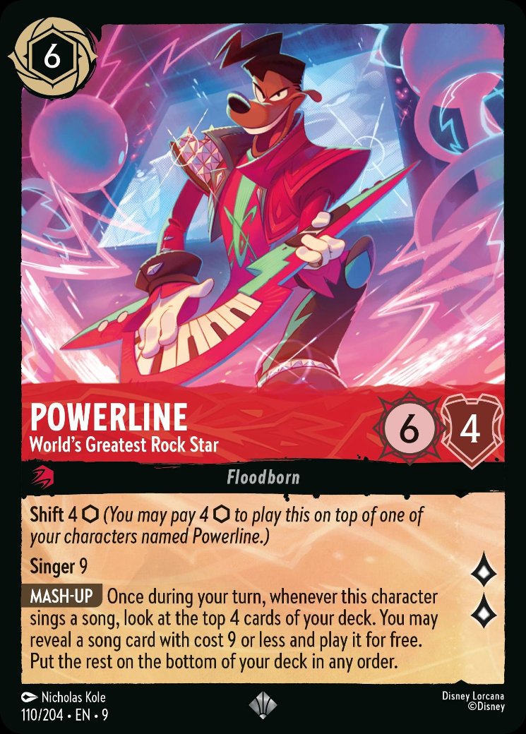 Powerline - World's Greatest Rock Star, Fabled · 110/204