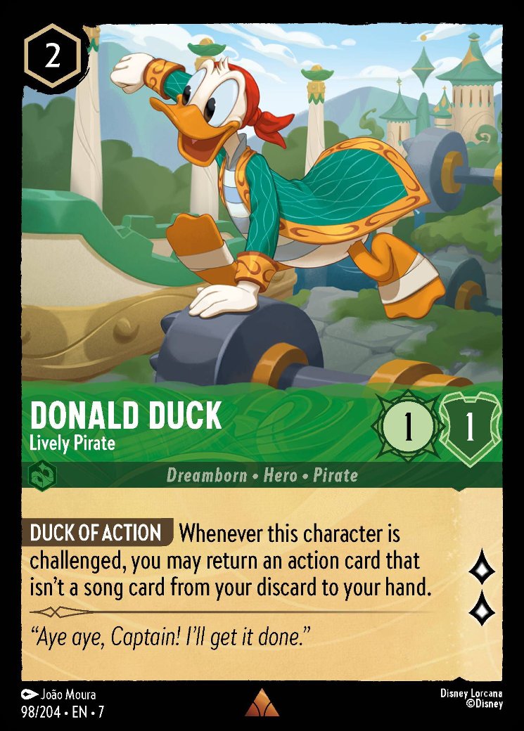 Donald Duck - Lively Pirate, Archazia's Island · 98/204
