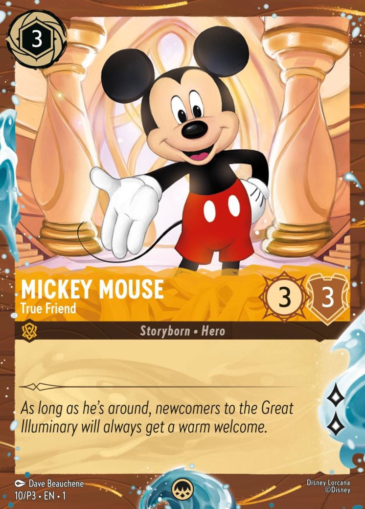 Mickey Mouse - True Friend, Disney Lorcana Promo Cards · 10
