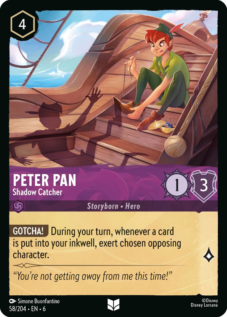 Peter Pan - Shadow Catcher, Azurite Sea · 58/204