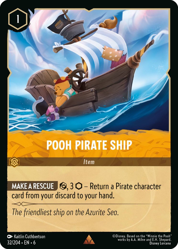 Pooh Pirate Ship, Azurite Sea · 32/204