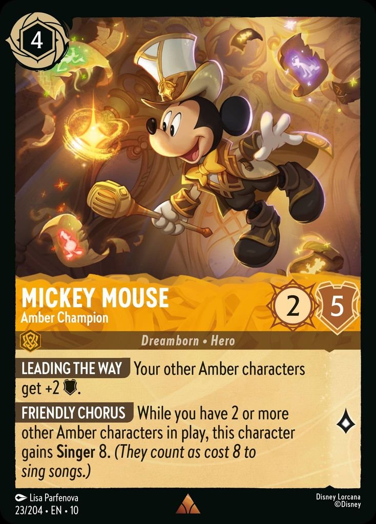 Mickey Mouse - Amber Champion, Whispers in the Well · 23/204