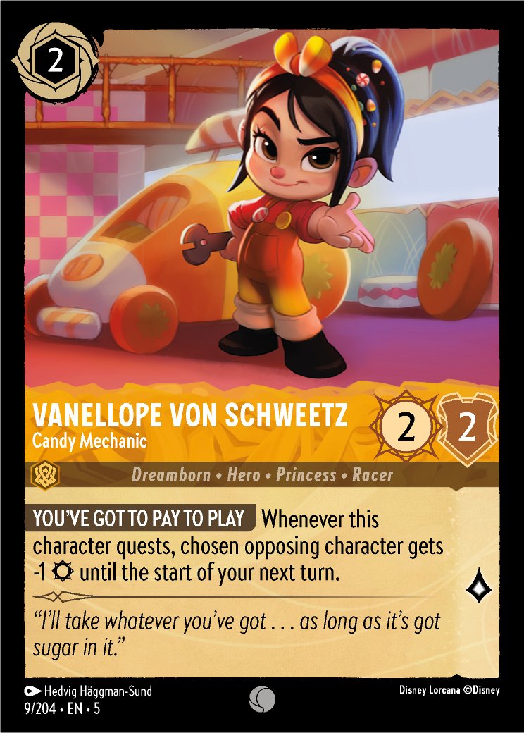 Vanellope von Schweetz - Candy Mechanic, Shimmering Skies · 9/204