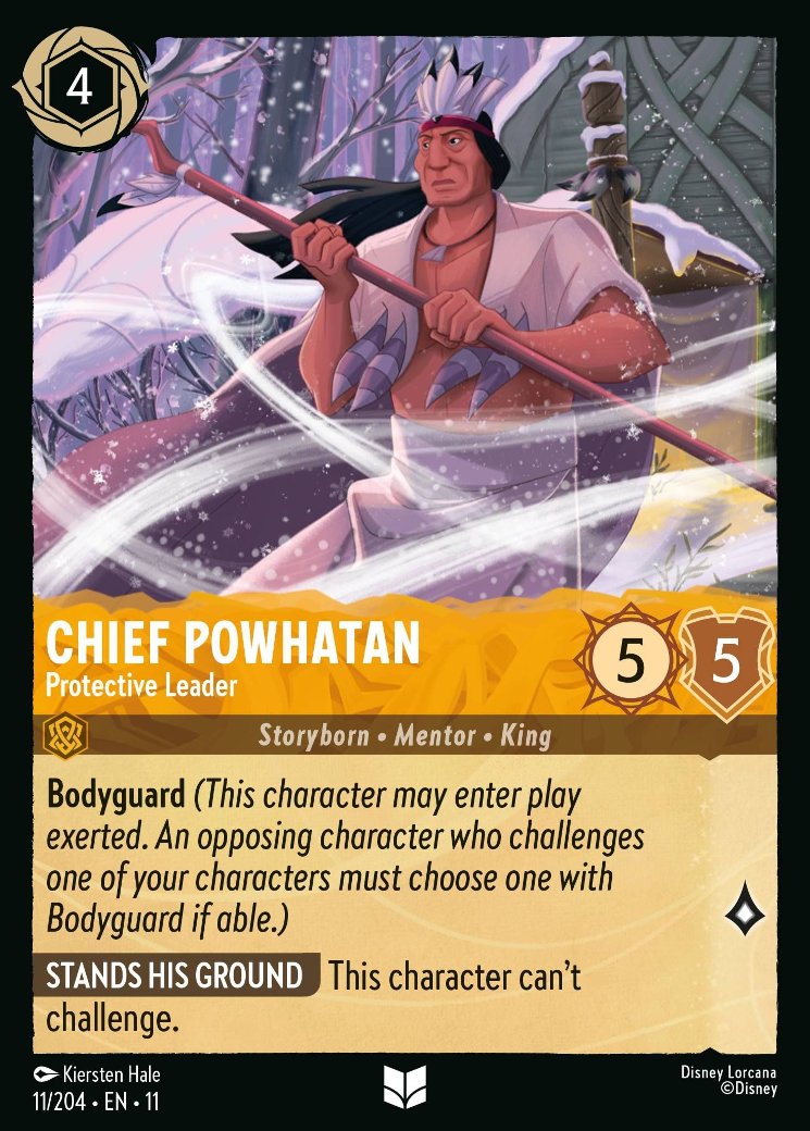 Chief Powhatan - Protective Leader, Winterspell · 11/204
