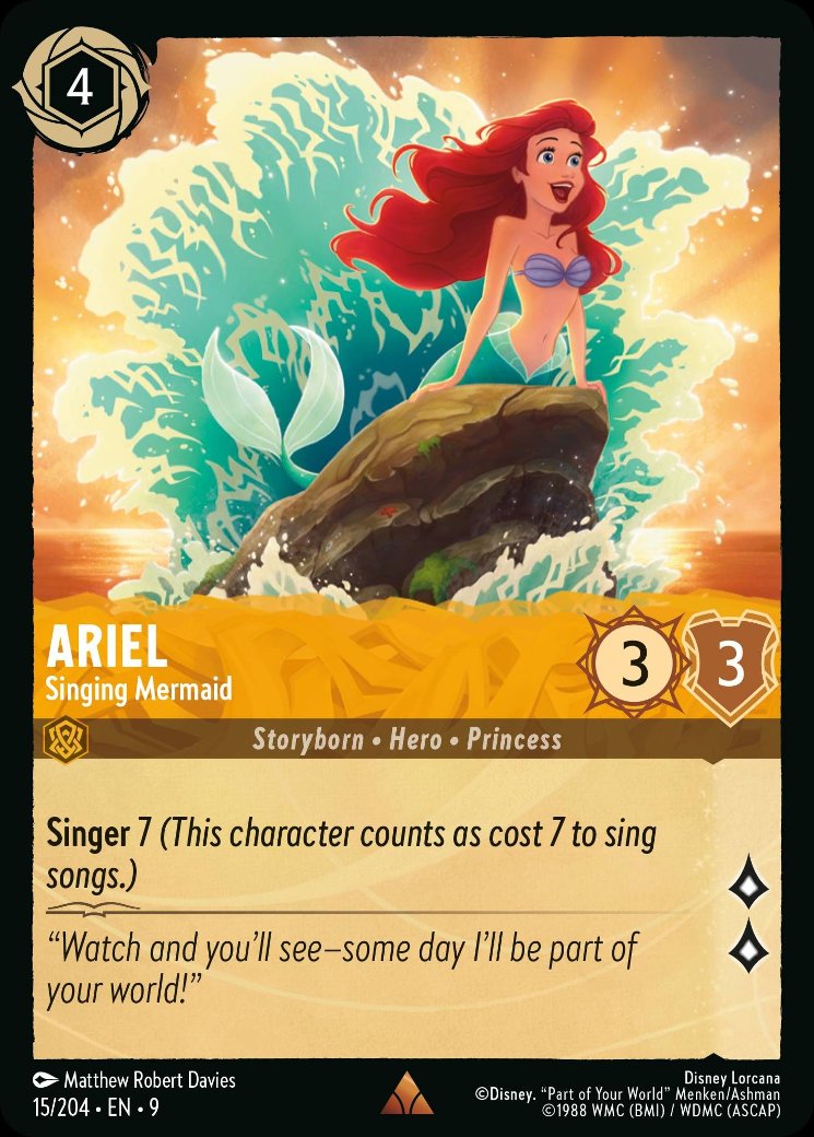 Ariel - Singing Mermaid, Fabled · 15/204