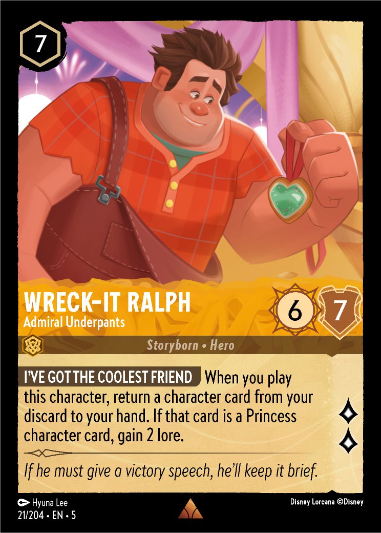 Wreck-It Ralph - Admiral Underpants, Shimmering Skies · 21/204