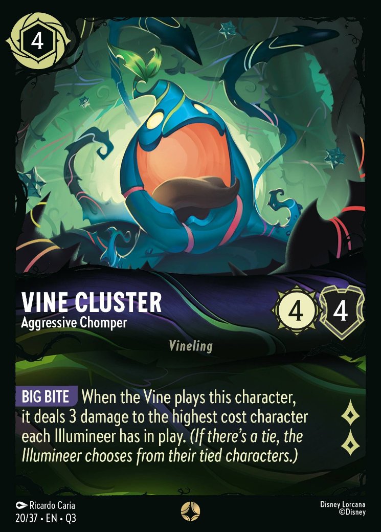 Vine Cluster - Aggressive Chomper, Illumineer's Quest: The Great Hunny Rescue · 20/37