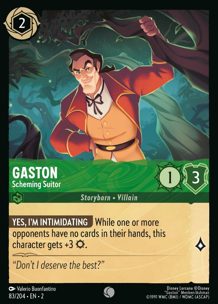 Gaston - Scheming Suitor, Rise of the Floodborn · 83/204
