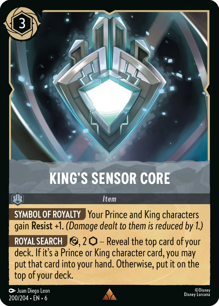 King's Sensor Core, Azurite Sea · 200/204