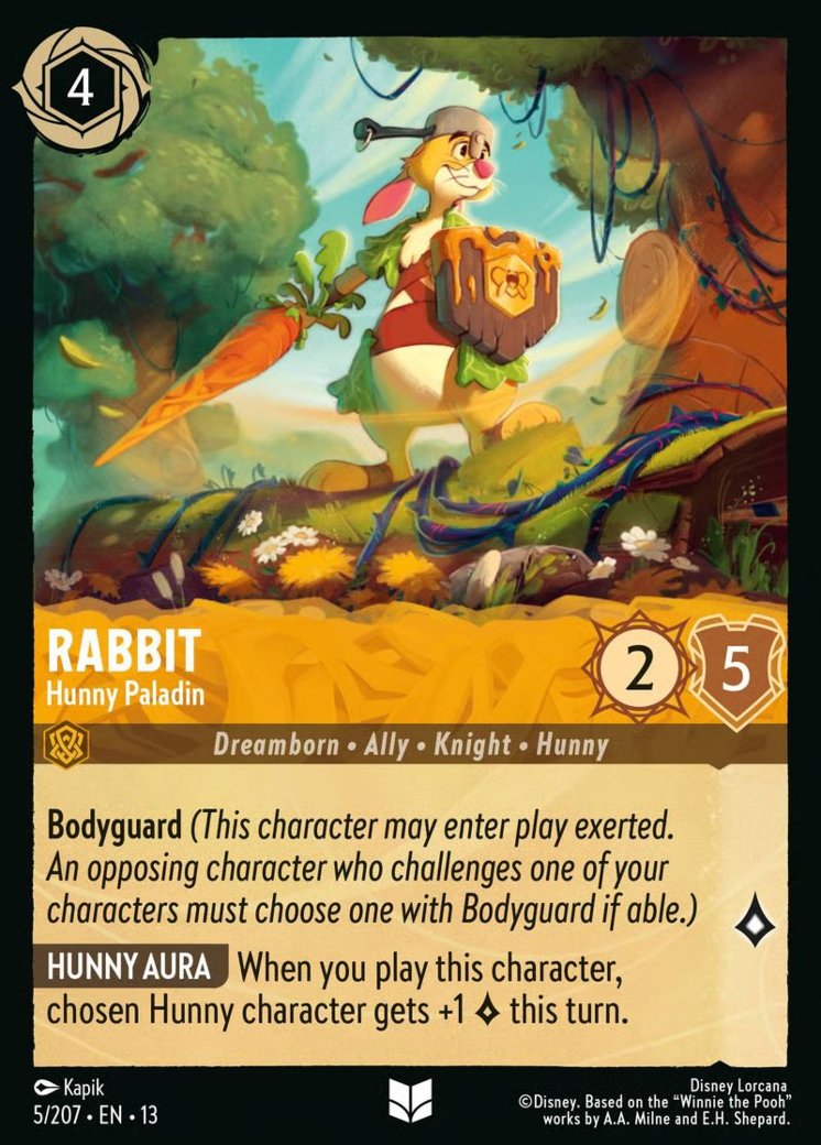 Rabbit - Hunny Paladin, Attack of the Vine! · 5/207