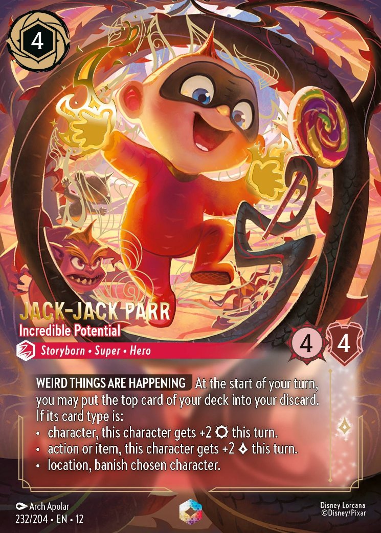 Jack-Jack Parr - Incredible Potential, Wilds Unknown · 232/204
