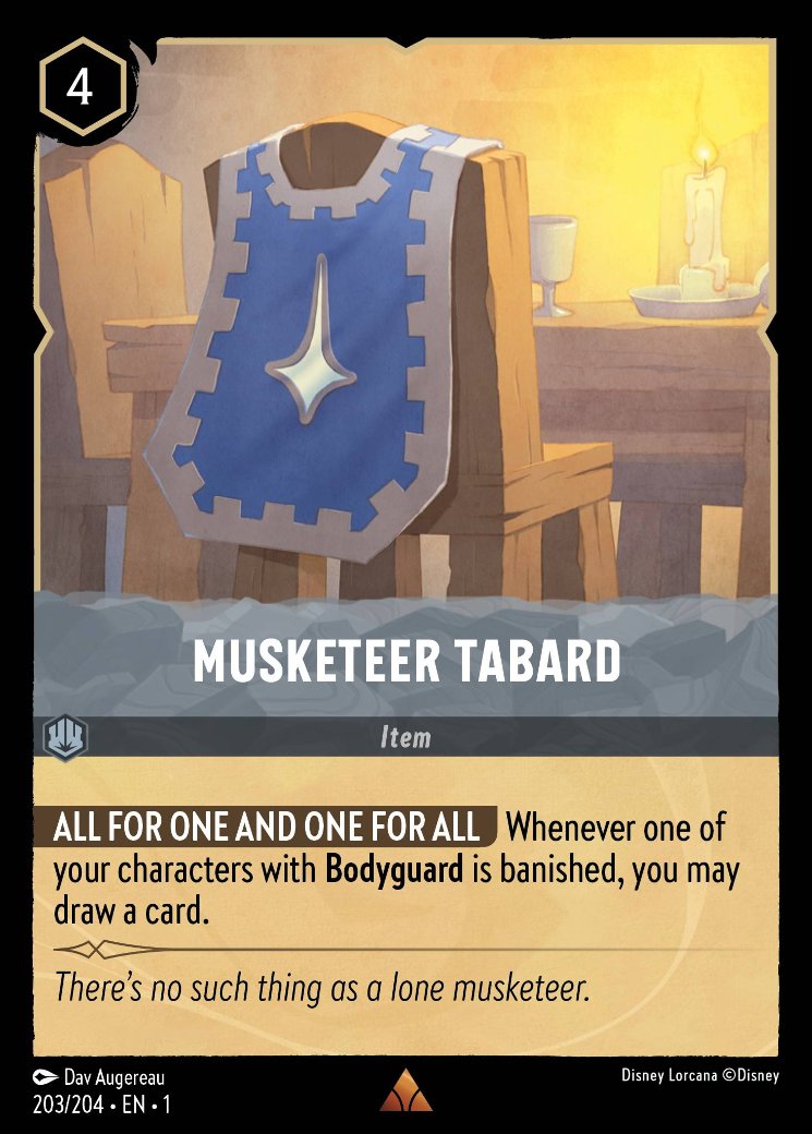 Musketeer Tabard, The First Chapter · 203/204