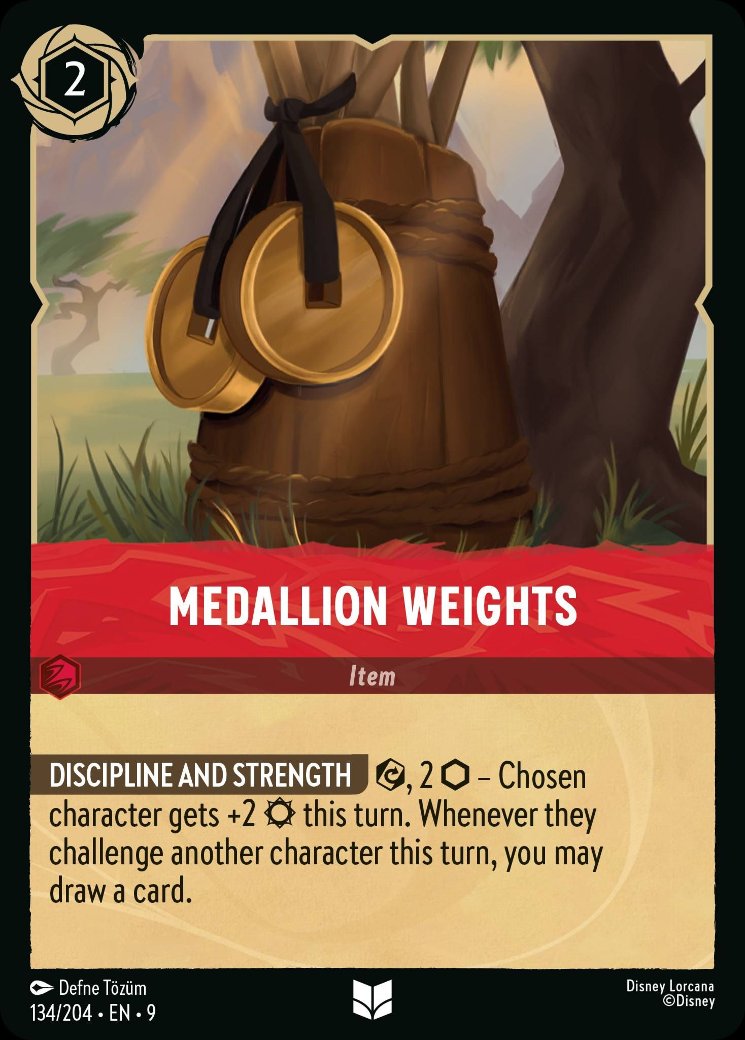 Medallion Weights, Fabled · 134/204
