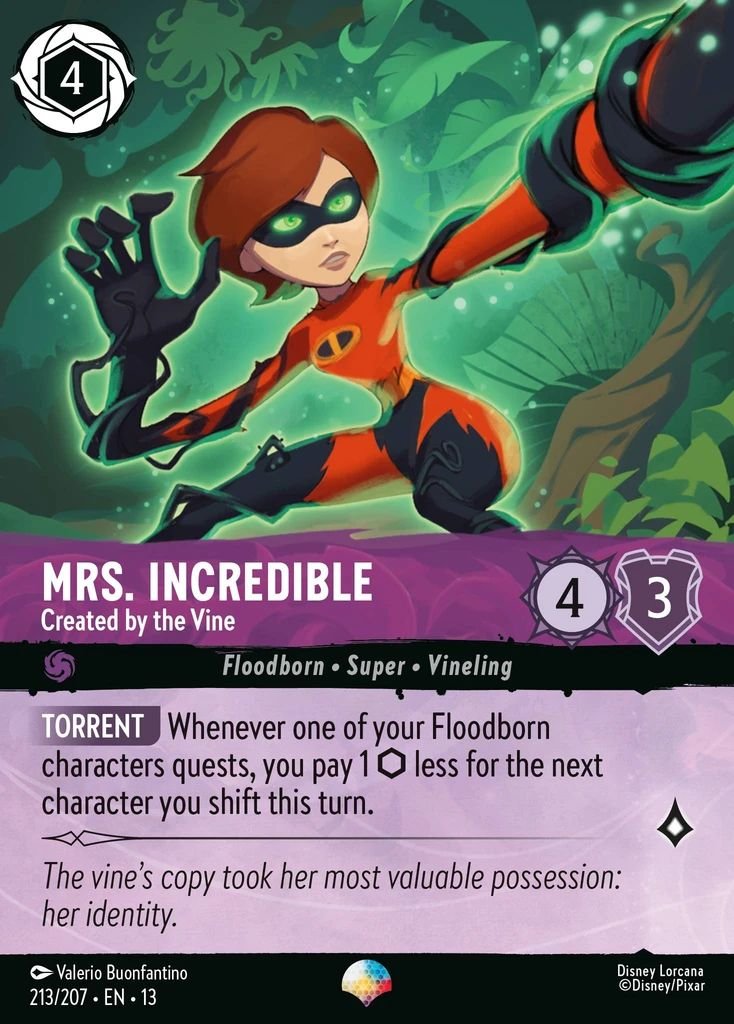 Mrs. Incredible - Created by the Vine, Attack of the Vine! · 213/207