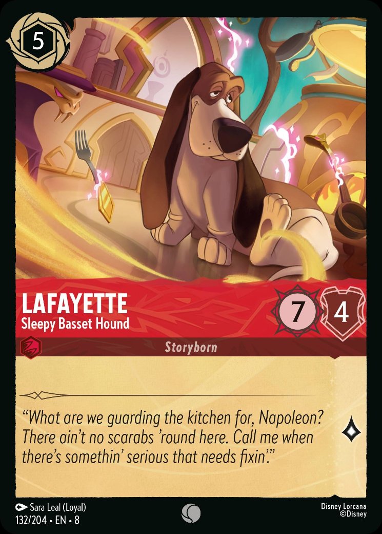 Lafayette - Sleepy Basset Hound, Reign of Jafar · 132/204