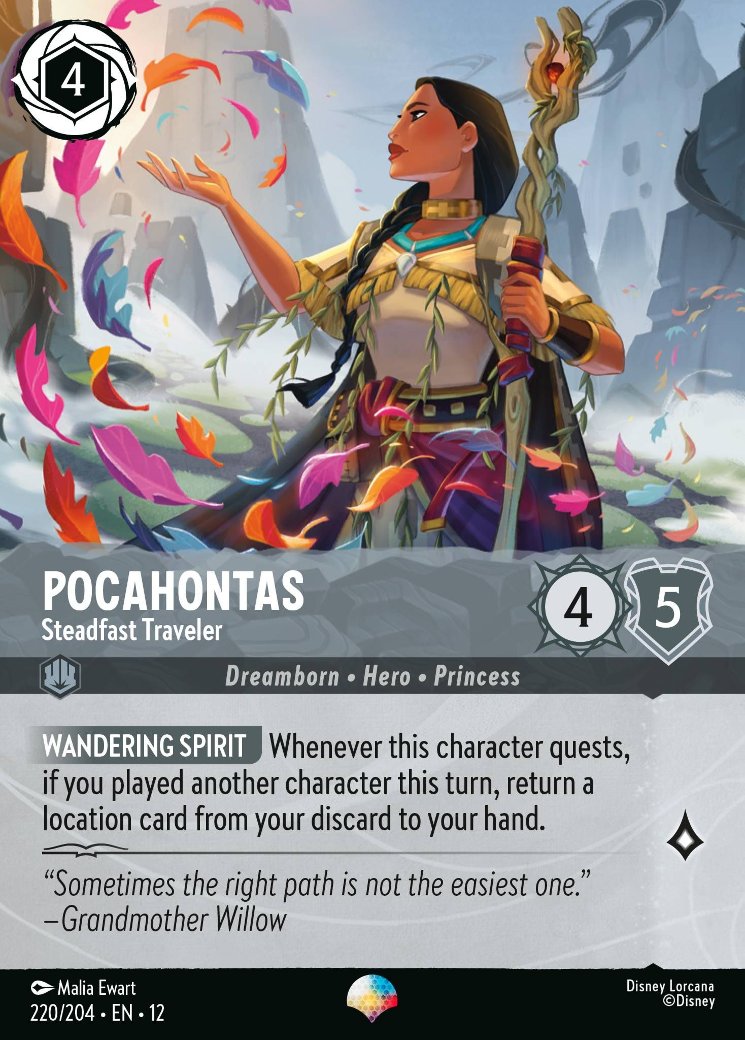 Pocahontas - Steadfast Traveler, Wilds Unknown · 220/204