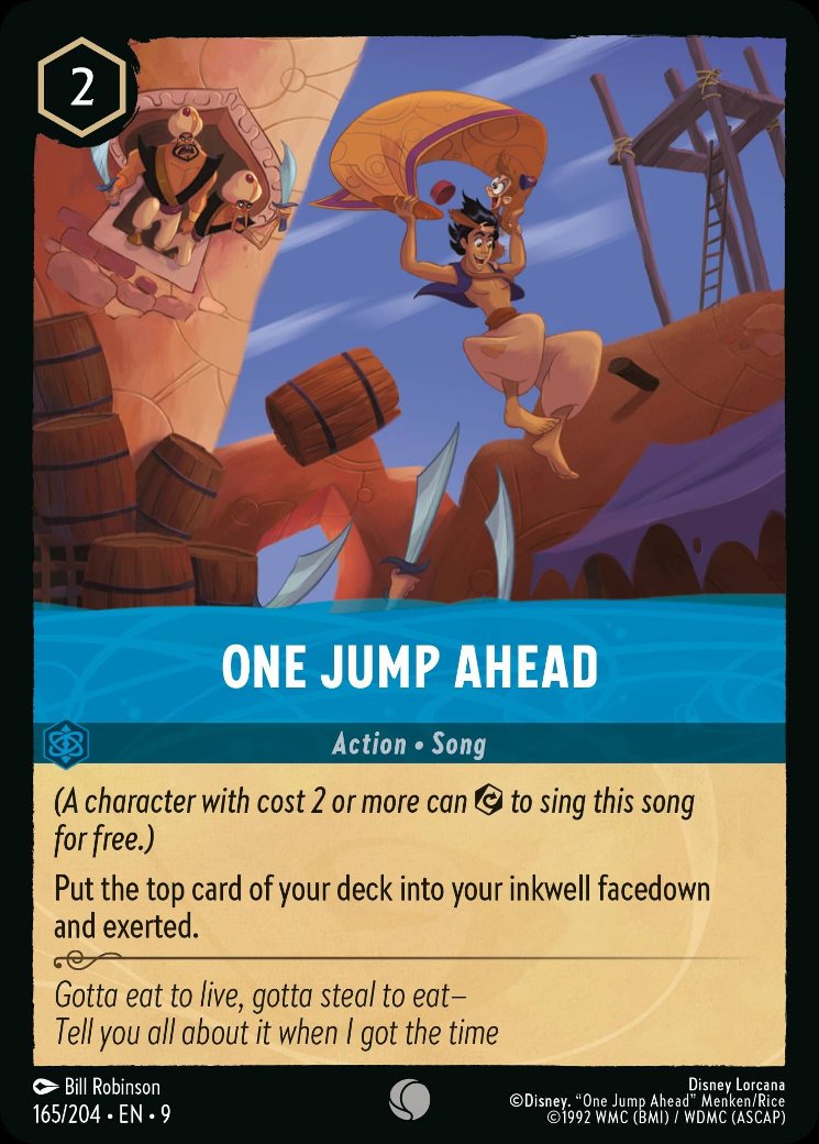 One Jump Ahead, Fabled · 165/204