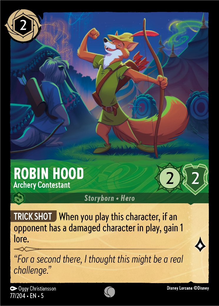 Robin Hood - Archery Contestant, Shimmering Skies · 77/204