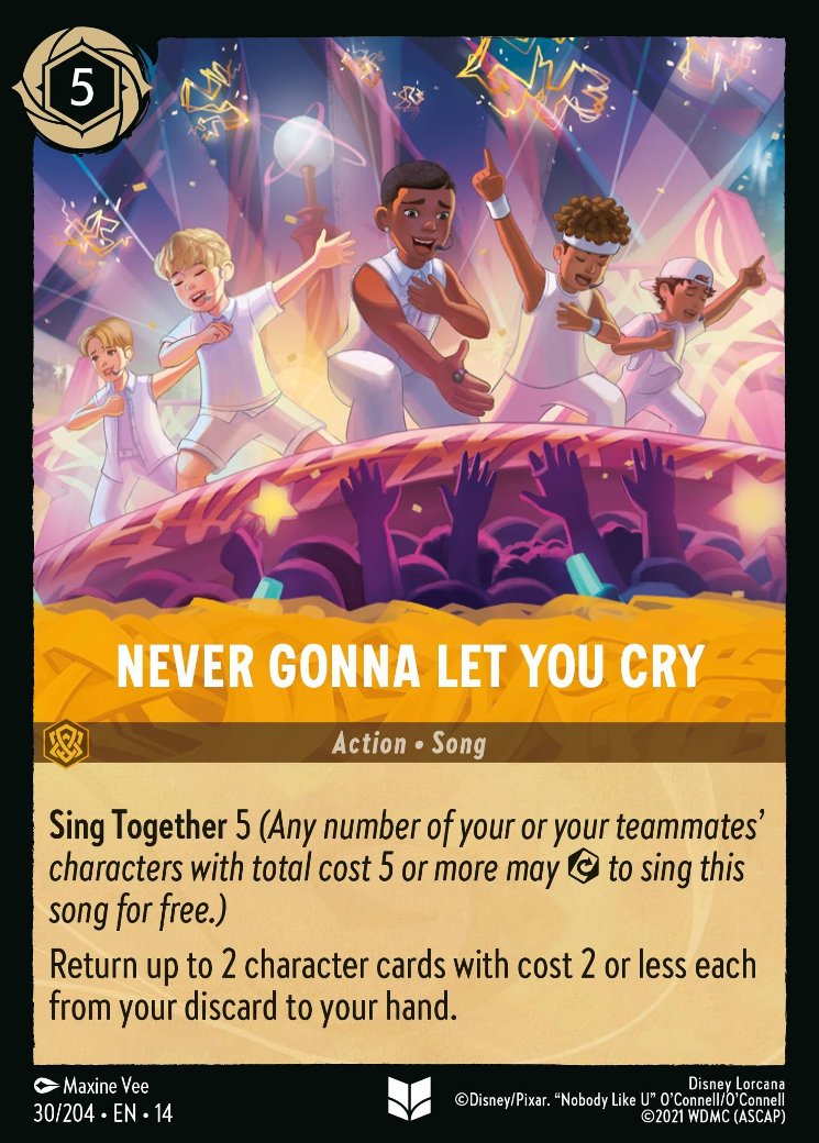 Never Gonna Let You Cry, Hyperia City · 30/204