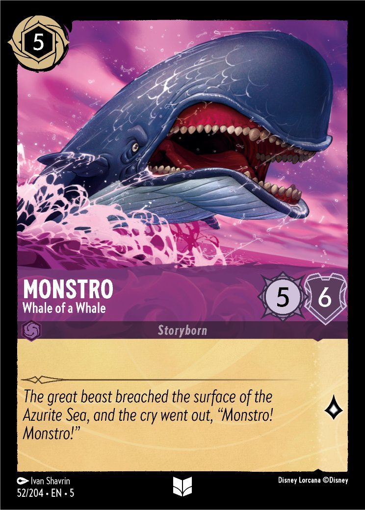 Monstro - Whale of a Whale, Shimmering Skies · 52/204