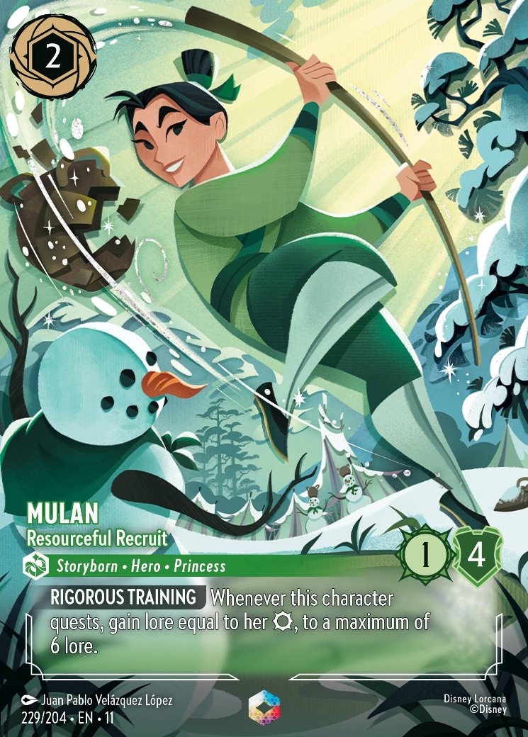Mulan - Resourceful Recruit, Winterspell · 229/204