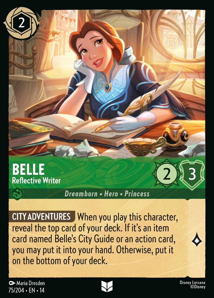 Belle - Reflective Writer, Hyperia City · 75/204