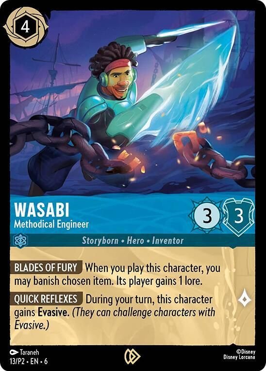 Wasabi - Methodical Engineer, Disney Lorcana Promo Cards · 13
