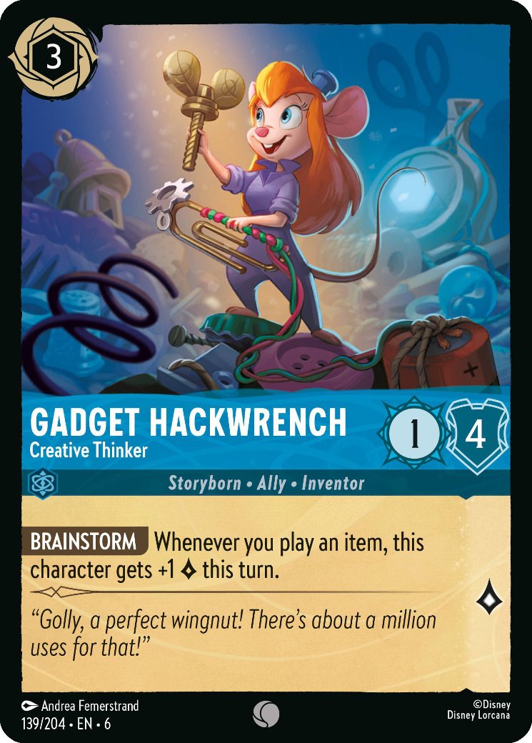 Gadget Hackwrench - Creative Thinker, Azurite Sea · 139/204