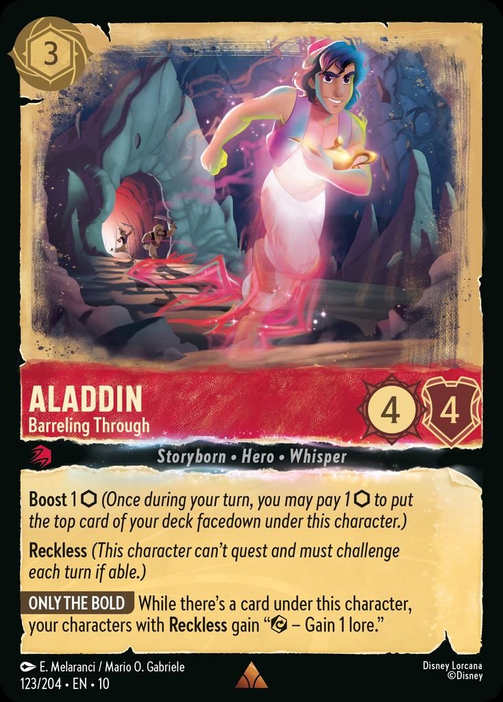 Aladdin - Barreling Through, Whispers in the Well · 123/204