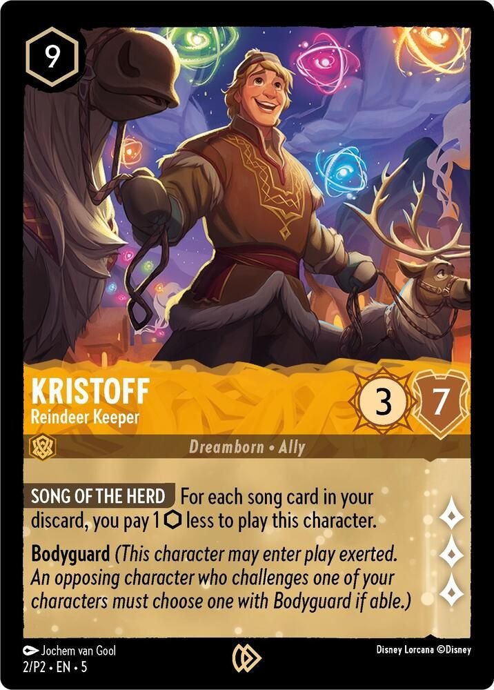 Kristoff - Reindeer Keeper, Disney Lorcana Promo Cards · 2