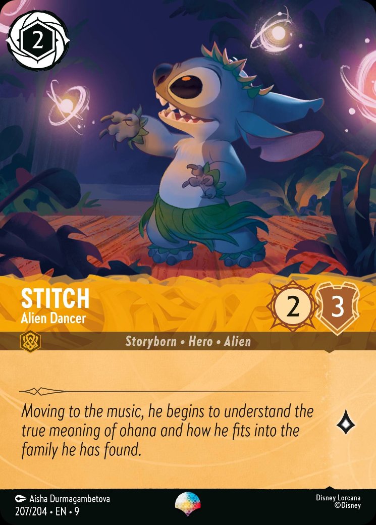 Stitch - Alien Dancer, Fabled · 207/204