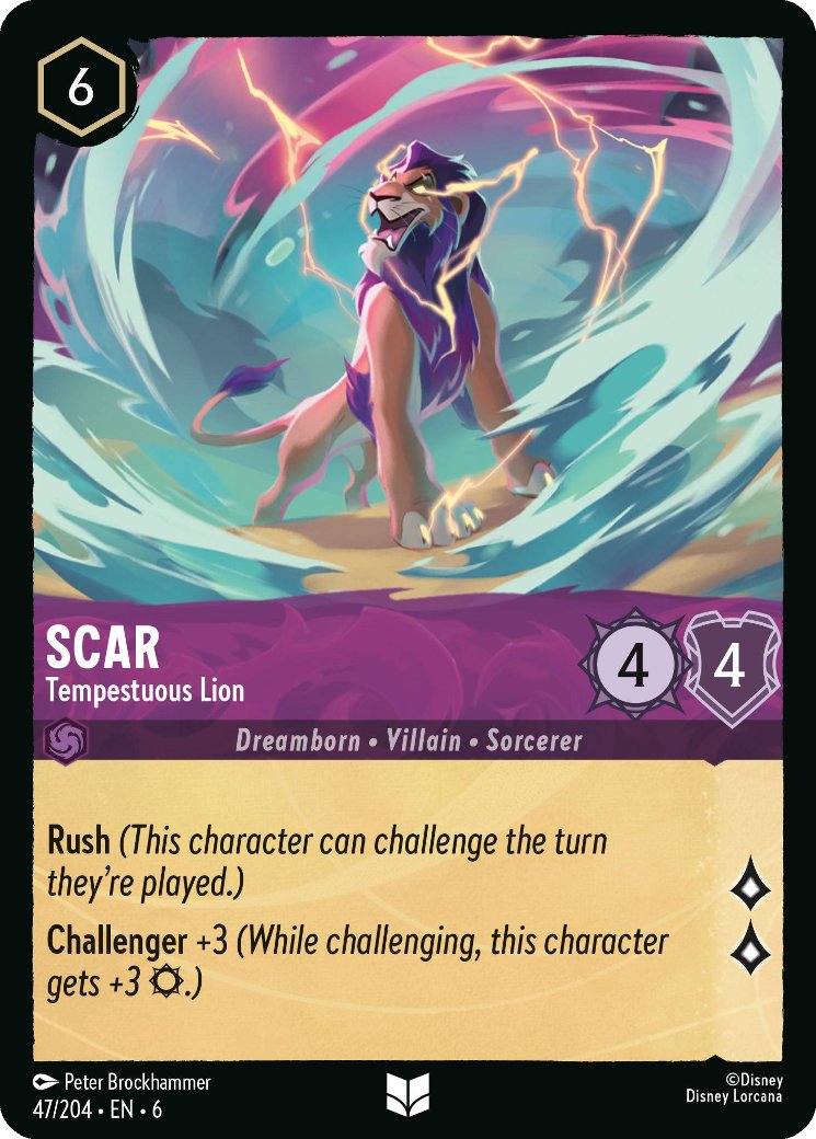 Scar - Tempestuous Lion, Azurite Sea · 47/204