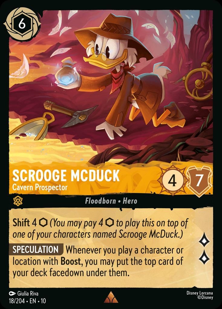 Scrooge McDuck - Cavern Prospector, Whispers in the Well · 18/204