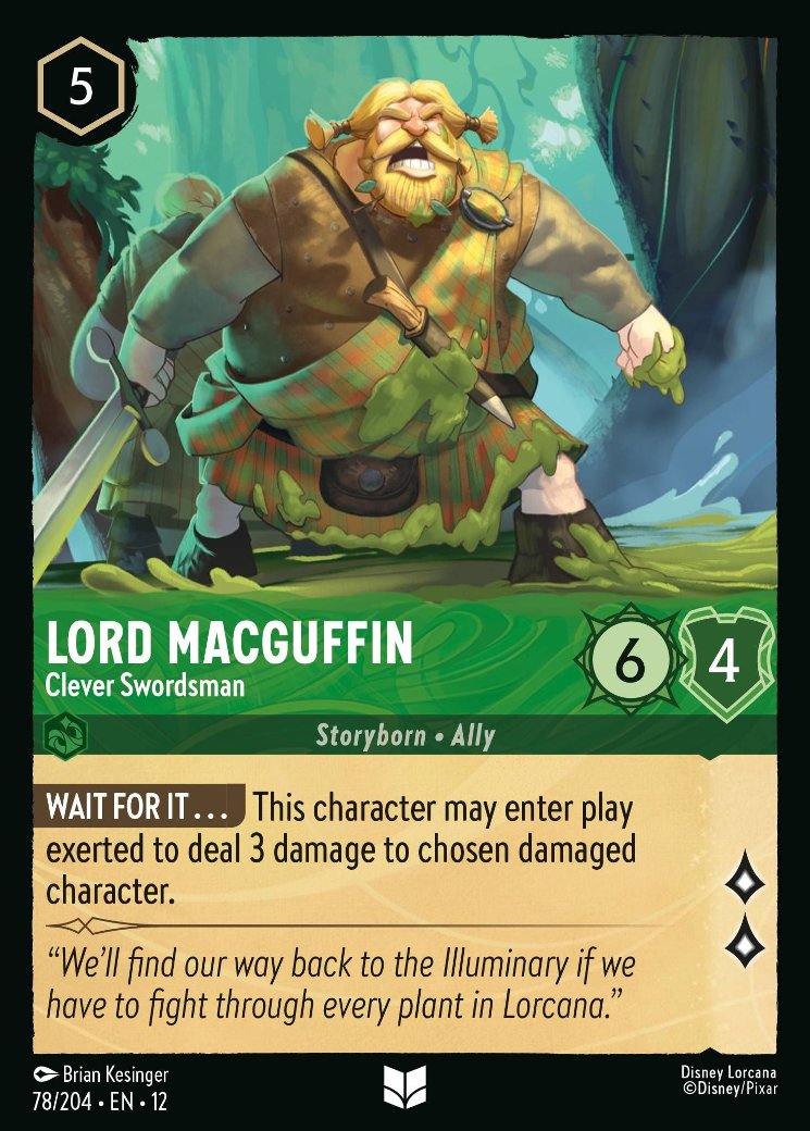 Lord MacGuffin - Clever Swordsman, Wilds Unknown · 78/204