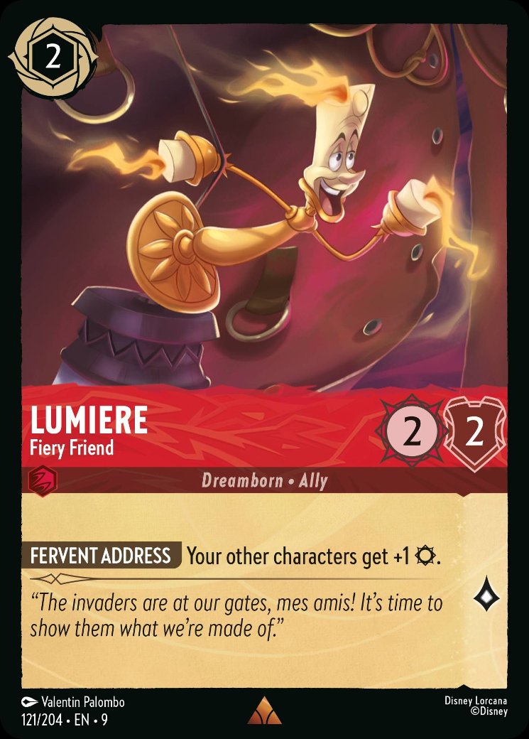 Lumiere - Fiery Friend, Fabled · 121/204