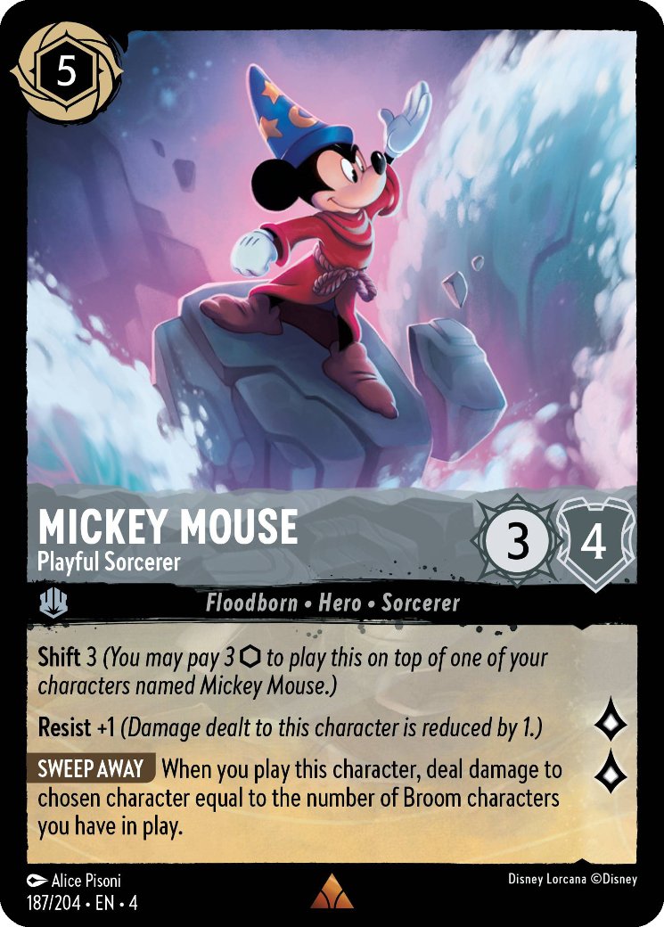 Mickey Mouse - Playful Sorcerer, Ursula's Return · 187/204