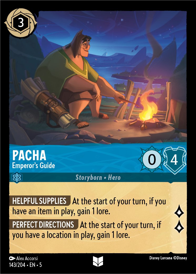 Pacha - Emperor's Guide, Shimmering Skies · 143/204
