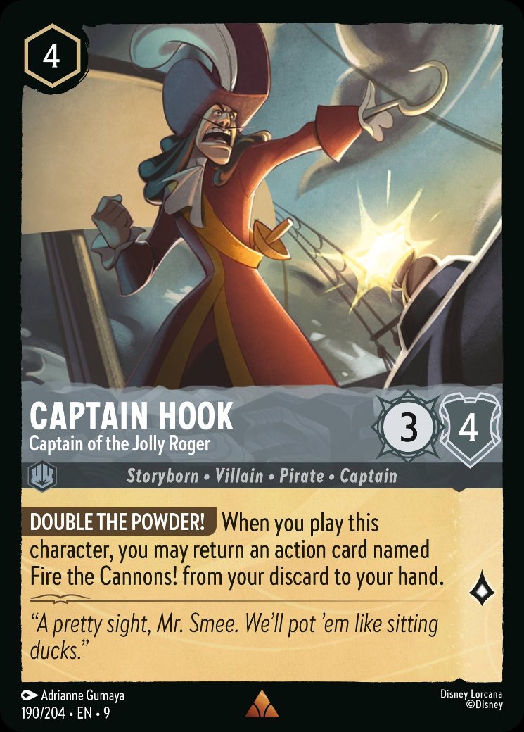 Captain Hook - Captain of the Jolly Roger, Fabled · 190/204