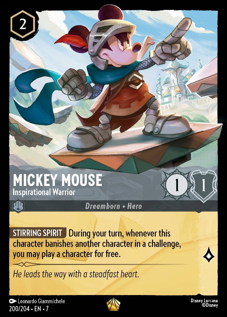 Mickey Mouse - Inspirational Warrior, Archazia's Island · 200/204
