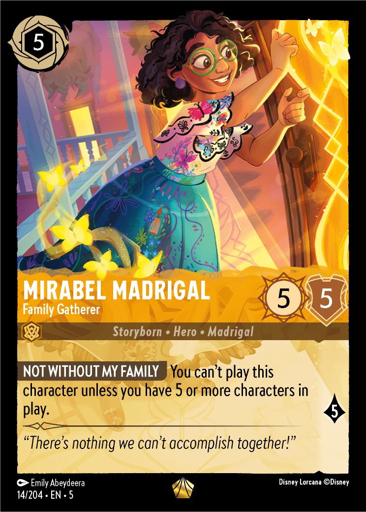 Mirabel Madrigal - Family Gatherer, Shimmering Skies · 14/204