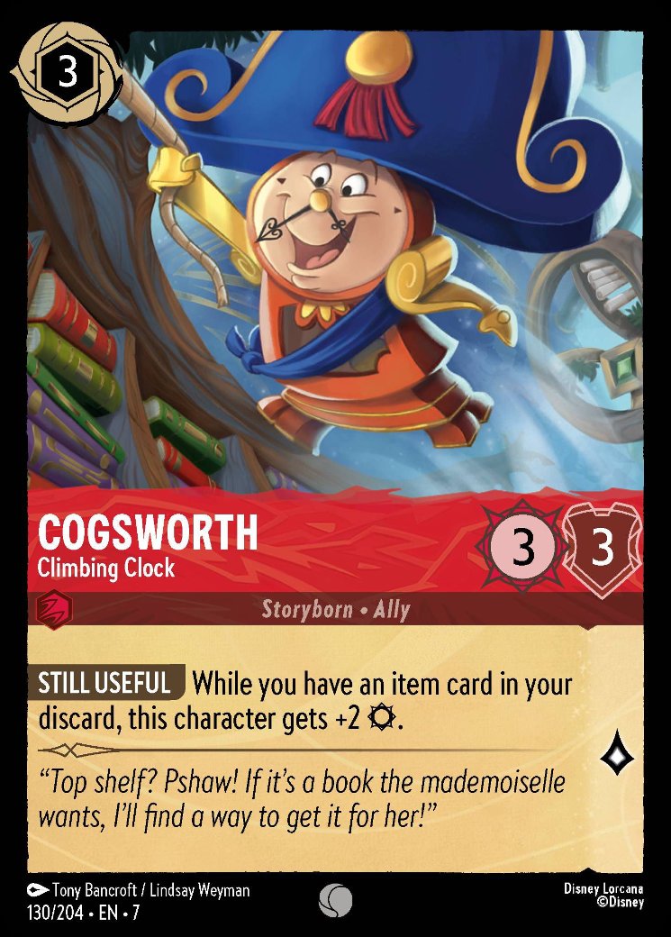 Cogsworth - Climbing Clock, Archazia's Island · 130/204