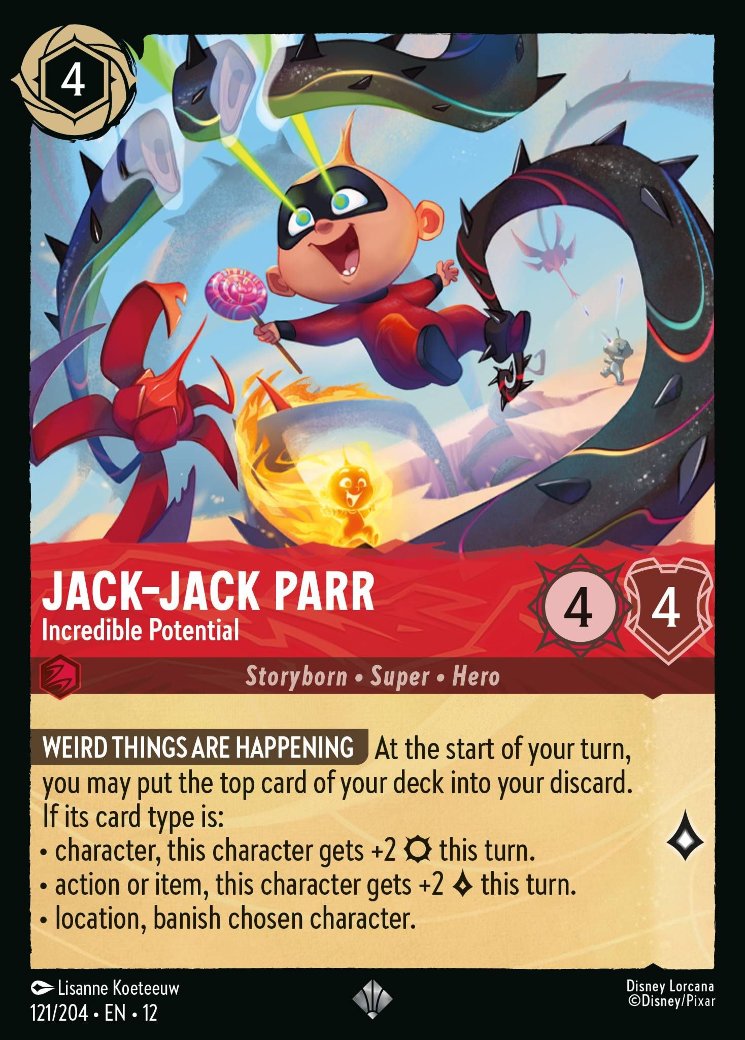 Jack-Jack Parr - Incredible Potential, Wilds Unknown · 121/204