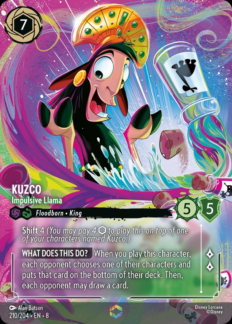 Kuzco - Impulsive Llama, Reign of Jafar · 210/204