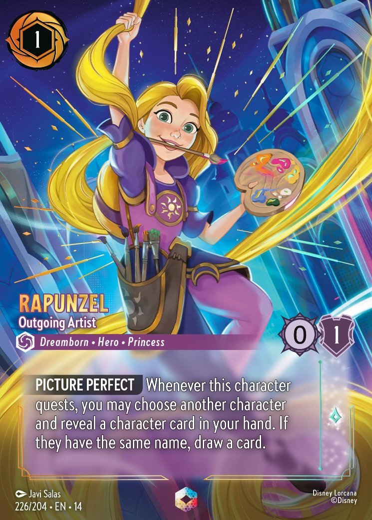 Rapunzel - Outgoing Artist, Hyperia City · 226/204