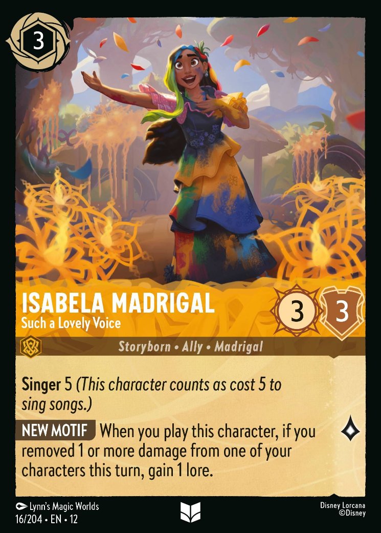 Isabela Madrigal - Such a Lovely Voice, Wilds Unknown · 16/204
