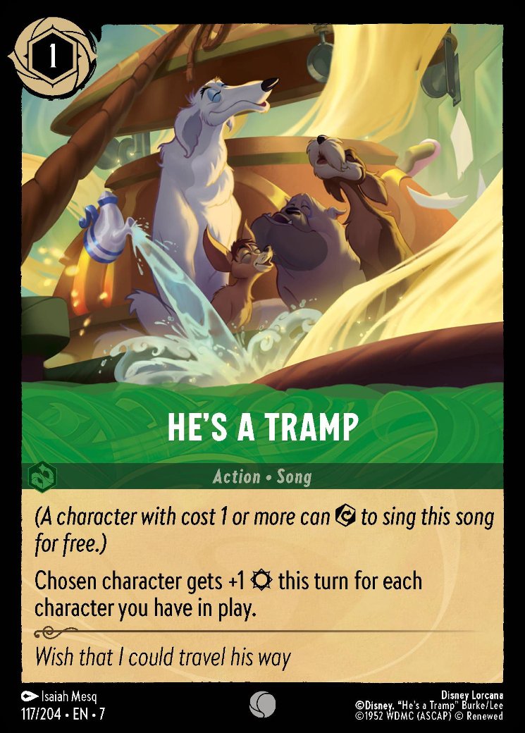 He's a Tramp, Archazia's Island · 117/204