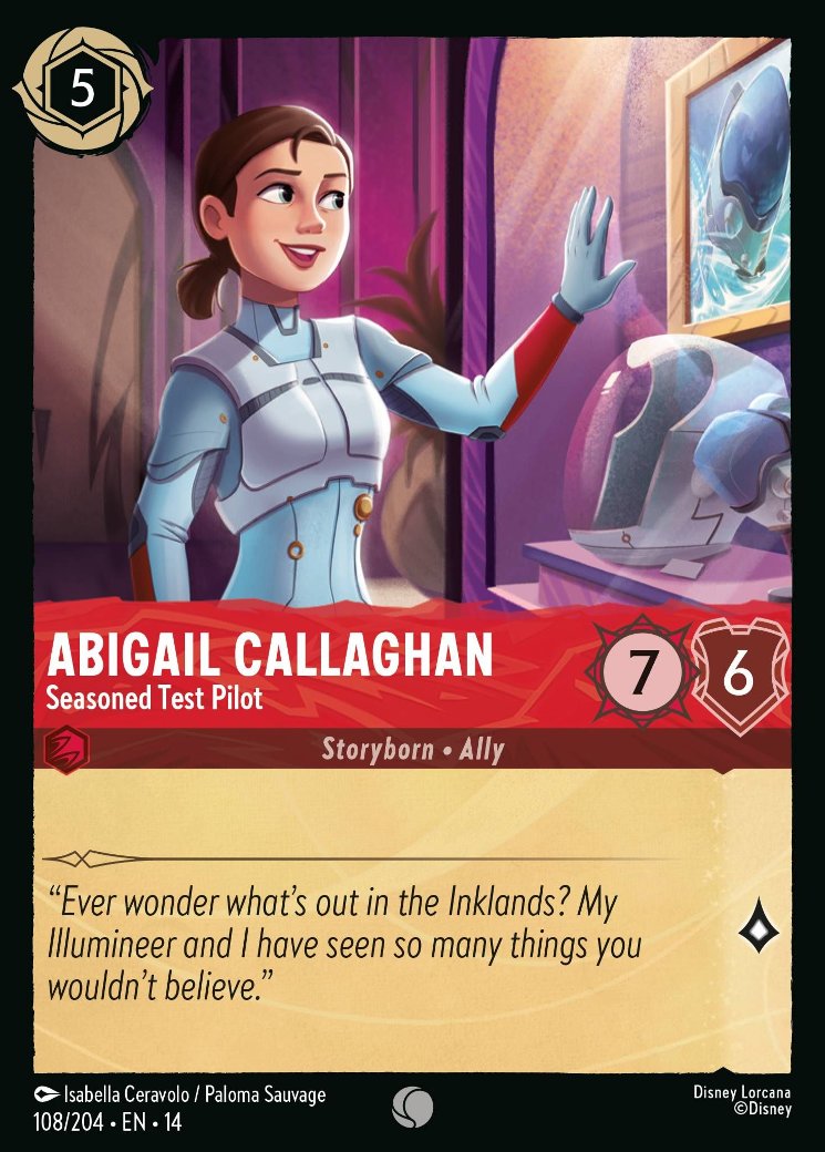 Abigail Callaghan - Seasoned Test Pilot, Hyperia City · 108/204