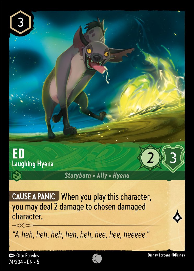 Ed - Laughing Hyena, Shimmering Skies · 74/204