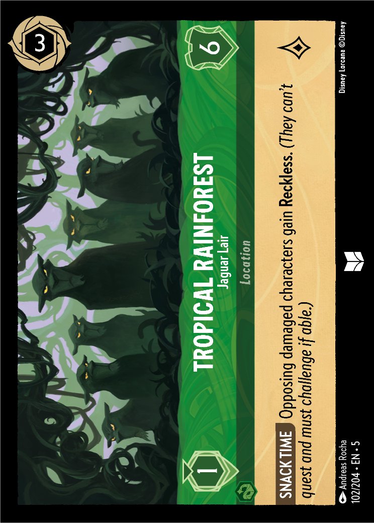 Tropical Rainforest - Jaguar Lair, Shimmering Skies · 102/204